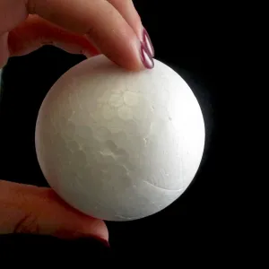 20 Foam Balls 2.5" School Christmas Arts Crafts Modeling Smooth Polystyrene