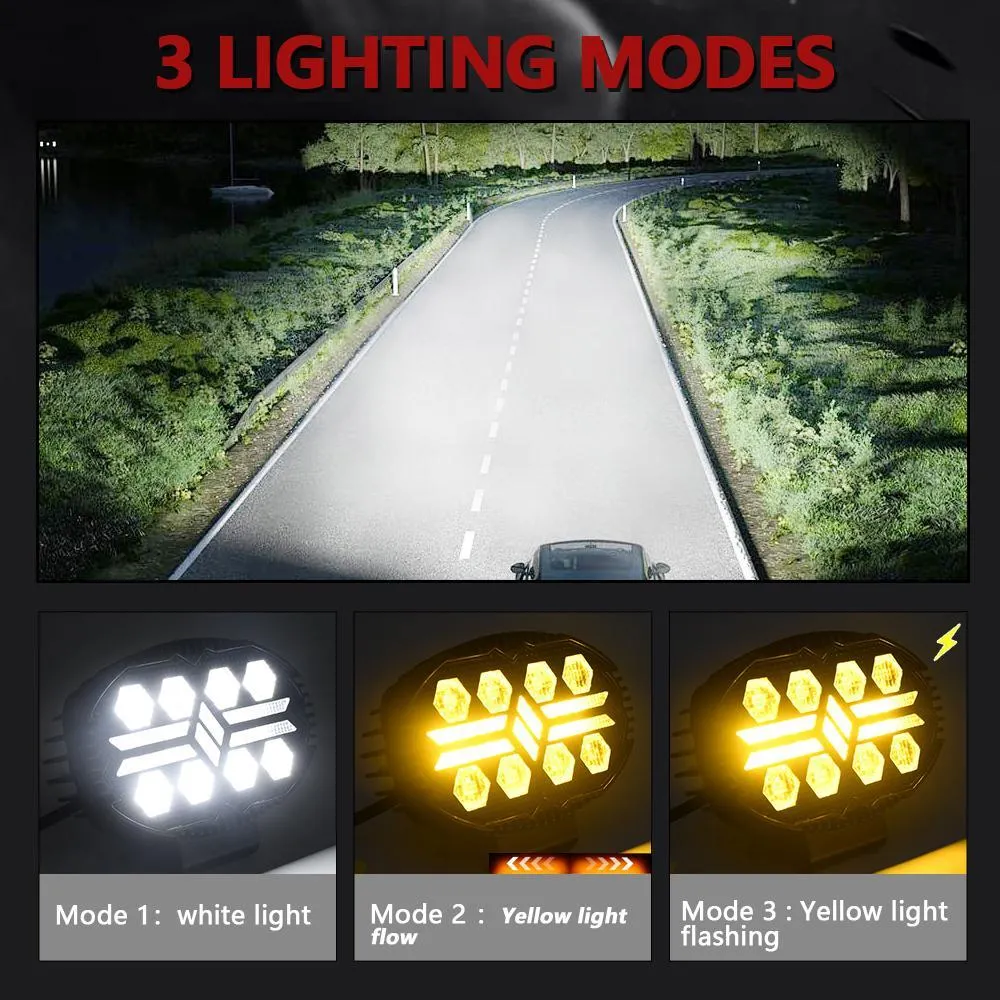 5.5 Inch Elliptical LED Work Light | Off-Road & Truck Use