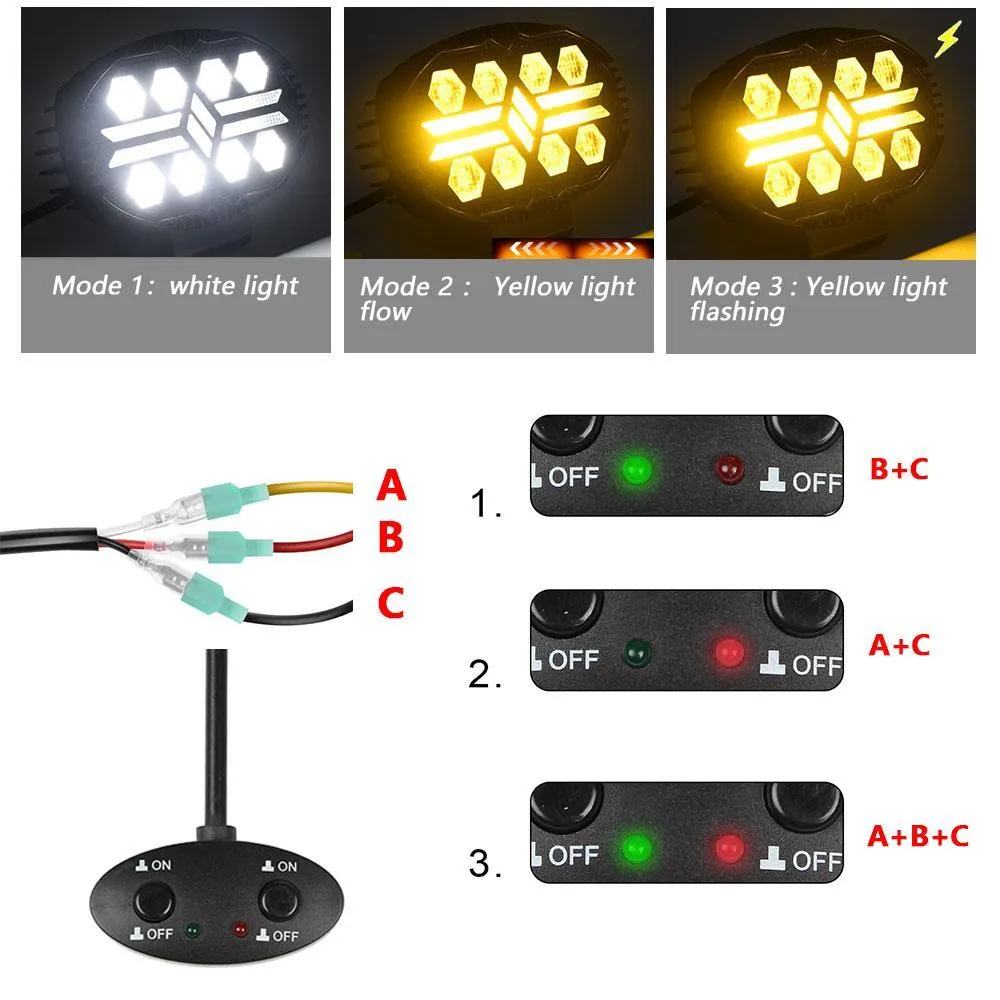 5.5 Inch Elliptical LED Work Light | Off-Road & Truck Use