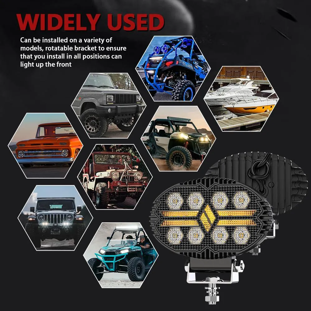 5.5 Inch Elliptical LED Work Light | Off-Road & Truck Use