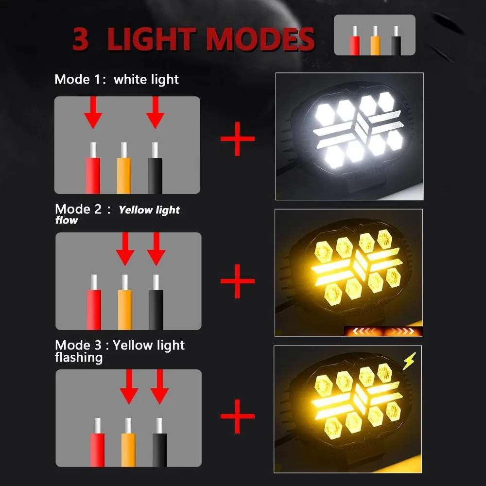5.5 Inch Elliptical LED Work Light | Off-Road & Truck Use