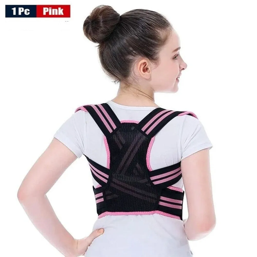 Adjustable Back Posture Corrector Straightener Brace for Kids & Teens