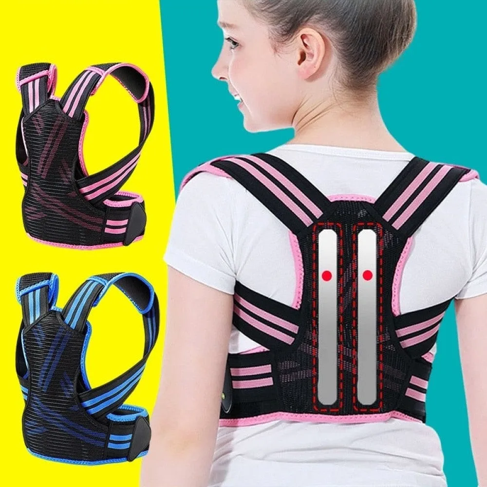 Adjustable Back Posture Corrector Straightener Brace for Kids & Teens