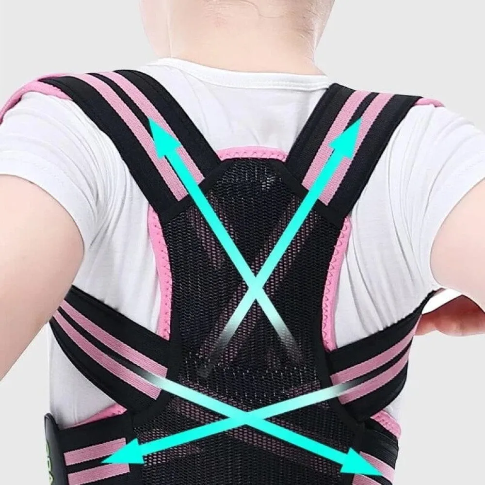 Adjustable Back Posture Corrector Straightener Brace for Kids & Teens
