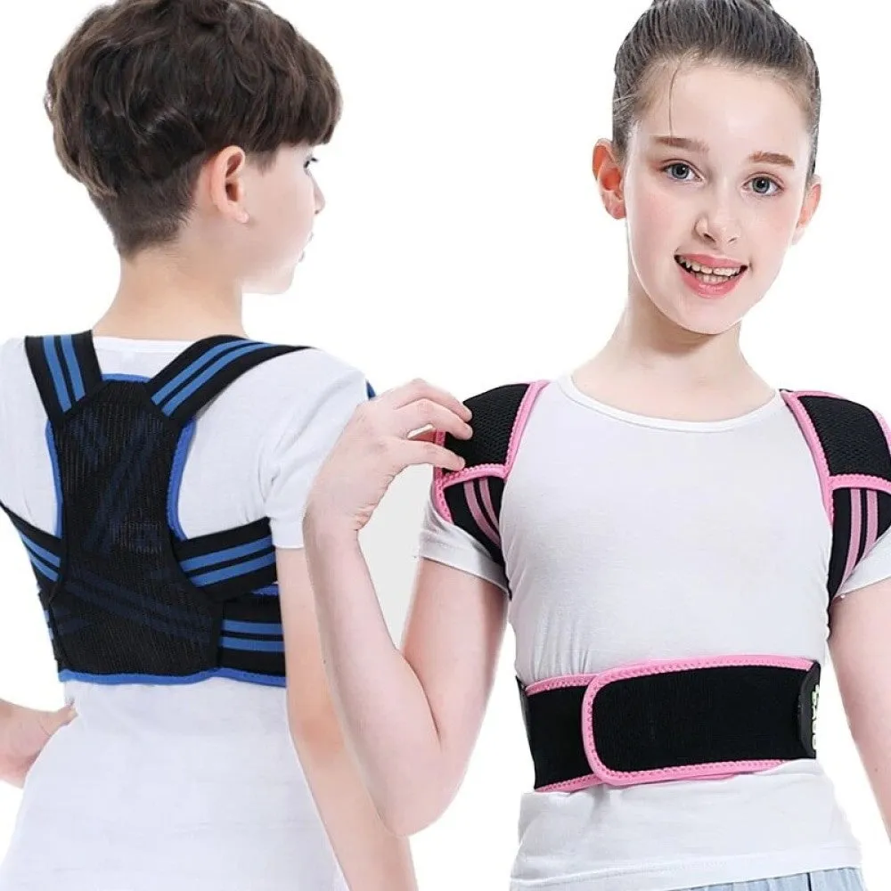 Adjustable Back Posture Corrector Straightener Brace for Kids & Teens