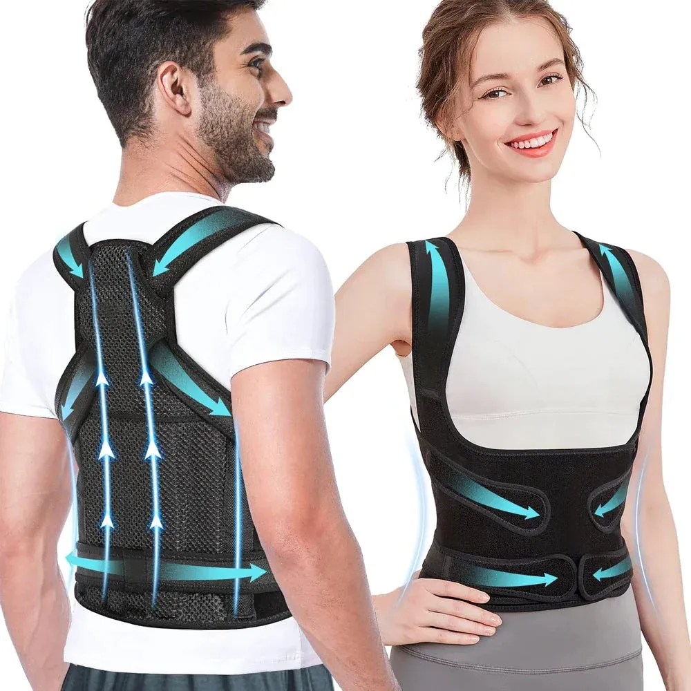 Adjustable Fully Back Posture Corrector Lumbar for Improve Hunchback Pain Relief
