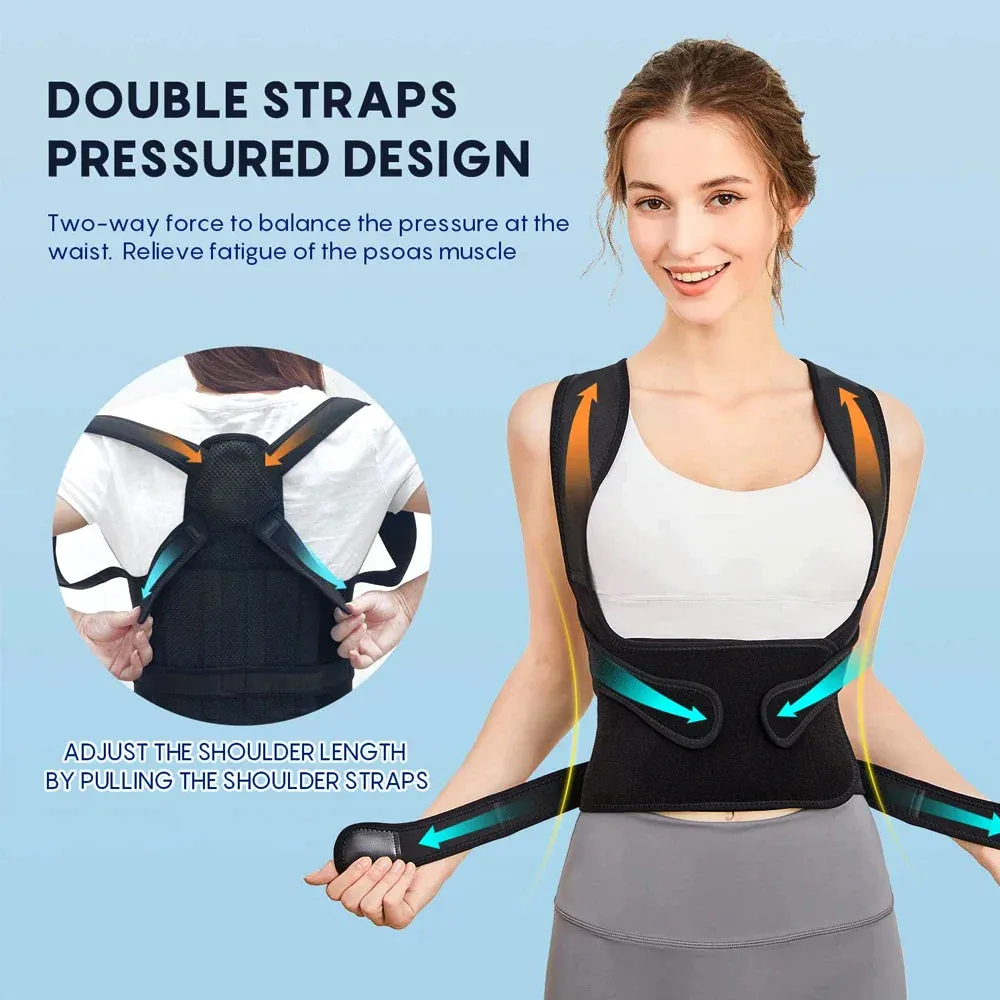 Adjustable Fully Back Posture Corrector Lumbar for Improve Hunchback Pain Relief