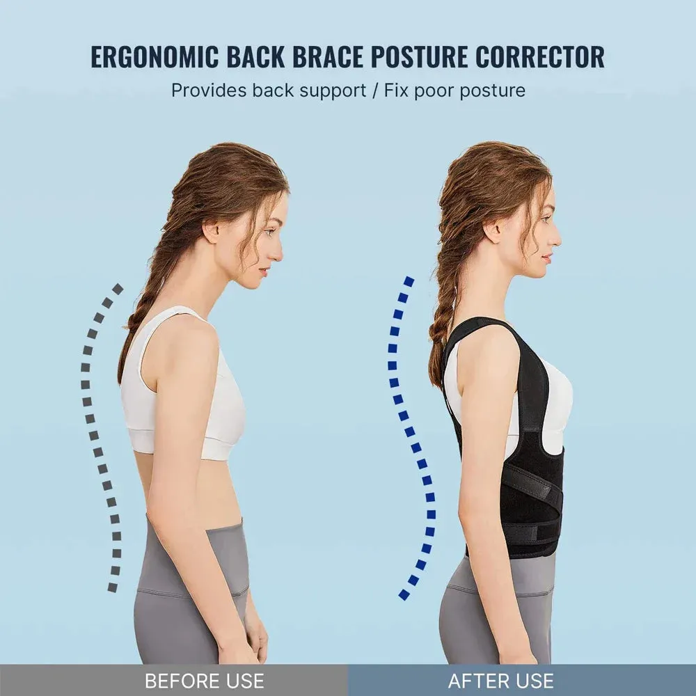 Adjustable Fully Back Posture Corrector Lumbar for Improve Hunchback Pain Relief