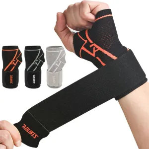 Arthritis Gloves With Wrist Support Elastic Hand Brace For Sprains & Sports