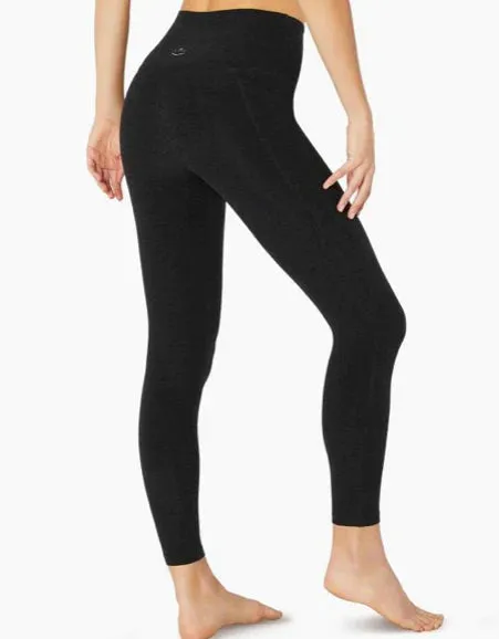 Beyond Yoga Out of Pocket High Waist Legging in Darkest Night
