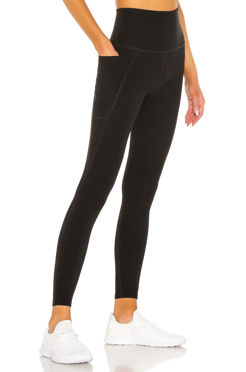 Beyond Yoga Out of Pocket High Waist Legging in Darkest Night