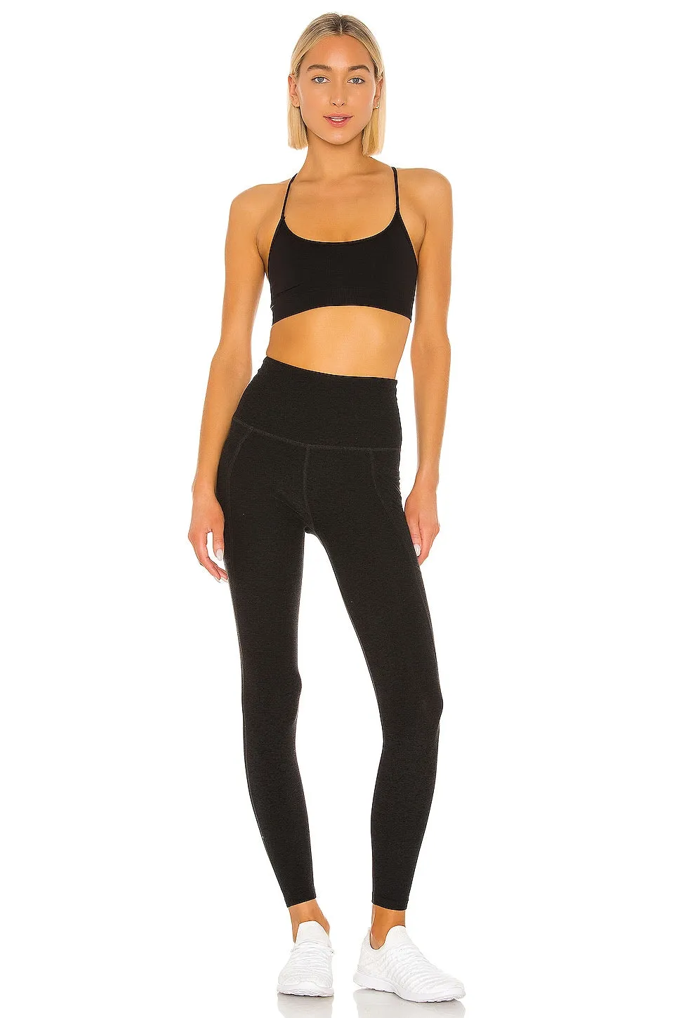 Beyond Yoga Out of Pocket High Waist Legging in Darkest Night