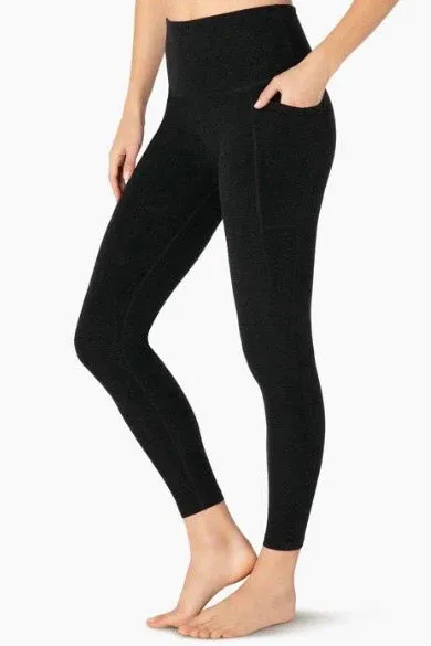 Beyond Yoga Out of Pocket High Waist Legging in Darkest Night