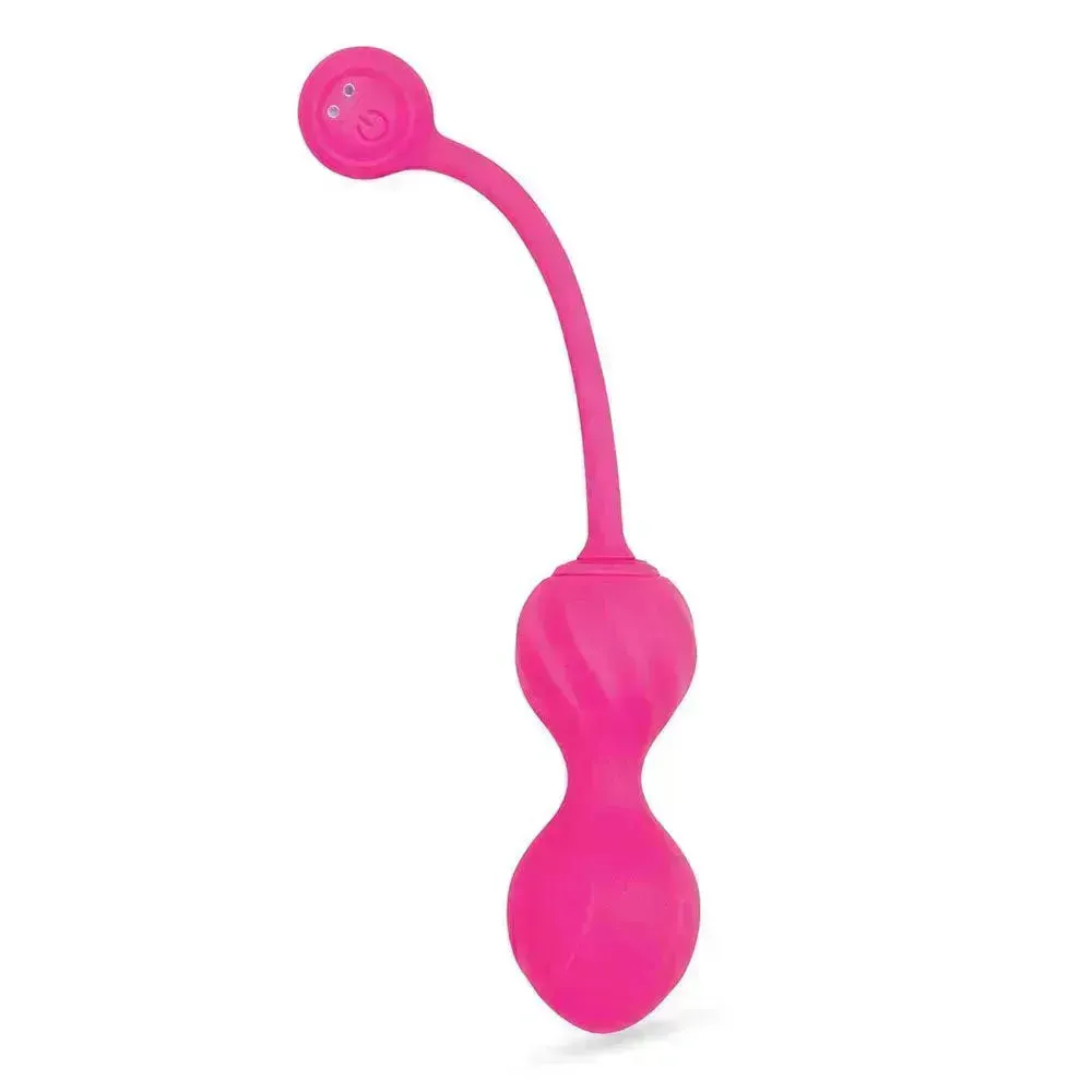 Bodywand Squeeze Remote-Control Pelvic Floor Trainer -  USB Rechargeable Weighted Kegel Balls with Remote
