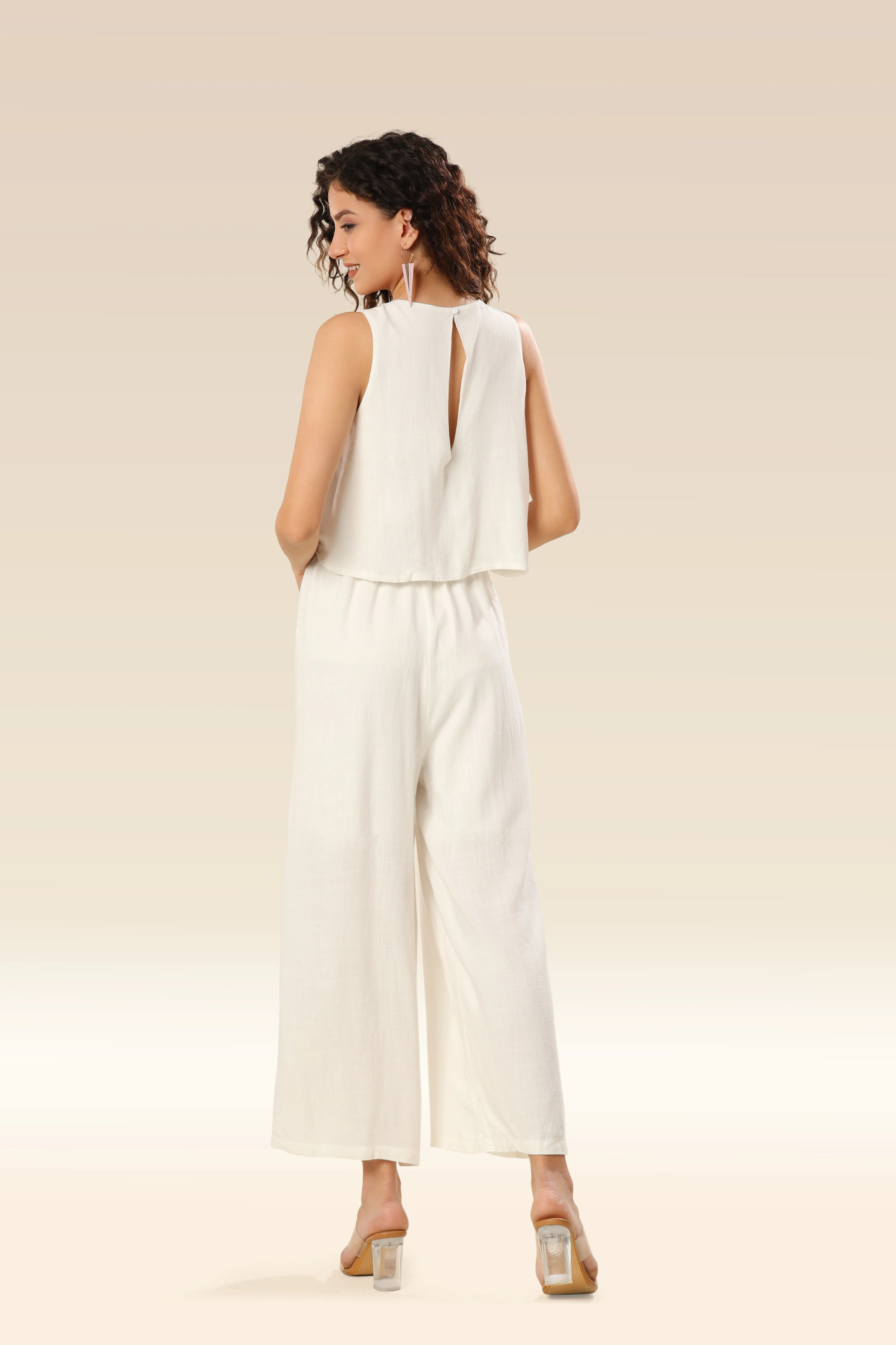 Chic Taupe Tenderness Jump Suit