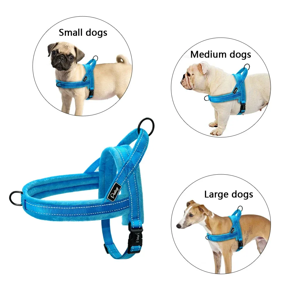 Didog No Pull Dog Harness – Reflective Nylon Vest with Padded Straps for Large, Medium, and Small Dogs