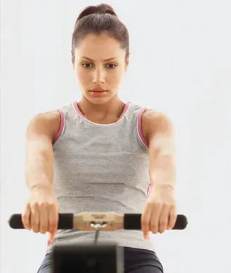 Foldable rowing machine with 7KG flywheel and pedal with strap