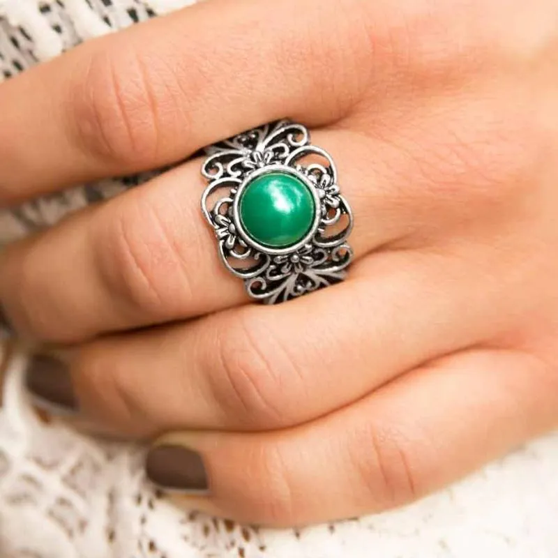 Jolly Good Time Green Ring