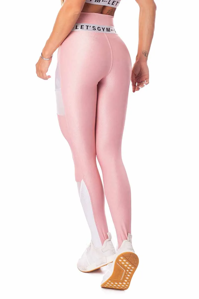 Let's Gym Blushing Pink Legging