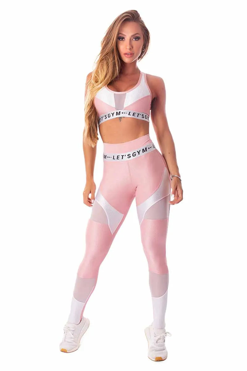 Let's Gym Blushing Pink Legging
