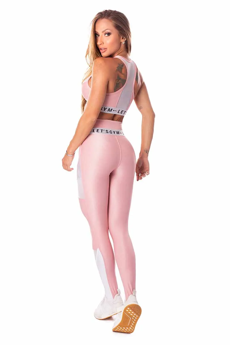 Let's Gym Blushing Pink Legging