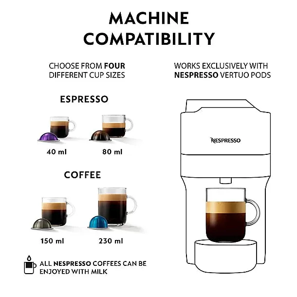 Nespresso Vertuo Pop Coffee Pod Machine