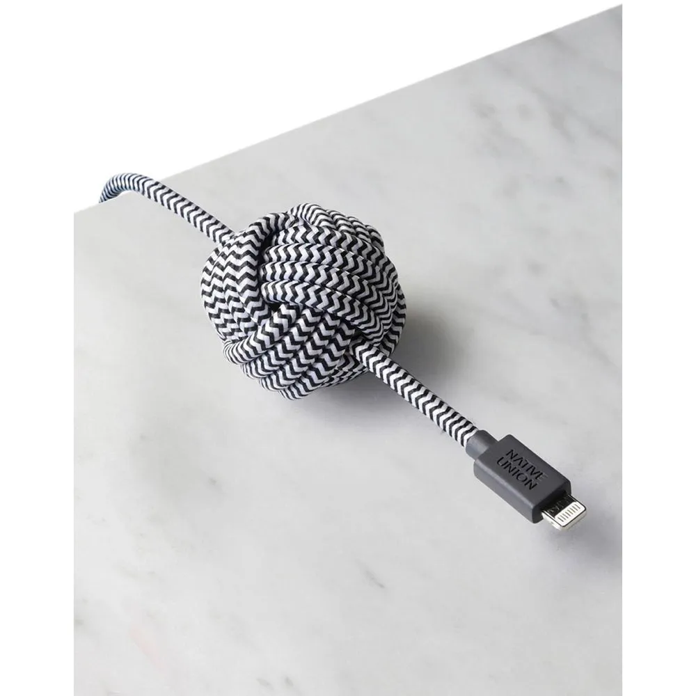 [OPEN BOX] NATIVE UNION Night 3m Lighting Cable Zebra
