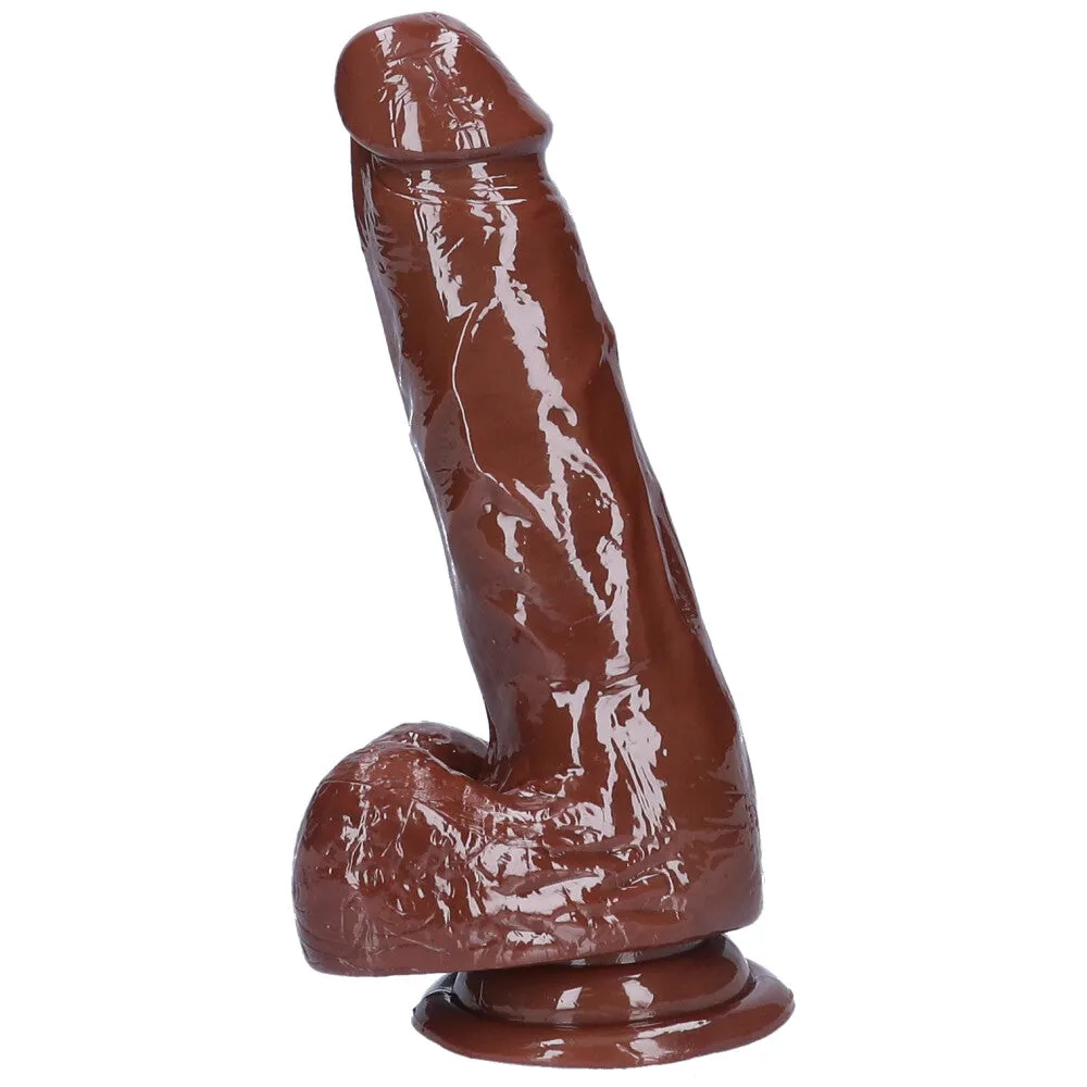 Realistic Suction Cup Dildo with Balls