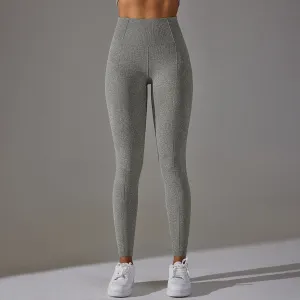Textured high waist shaping leggings