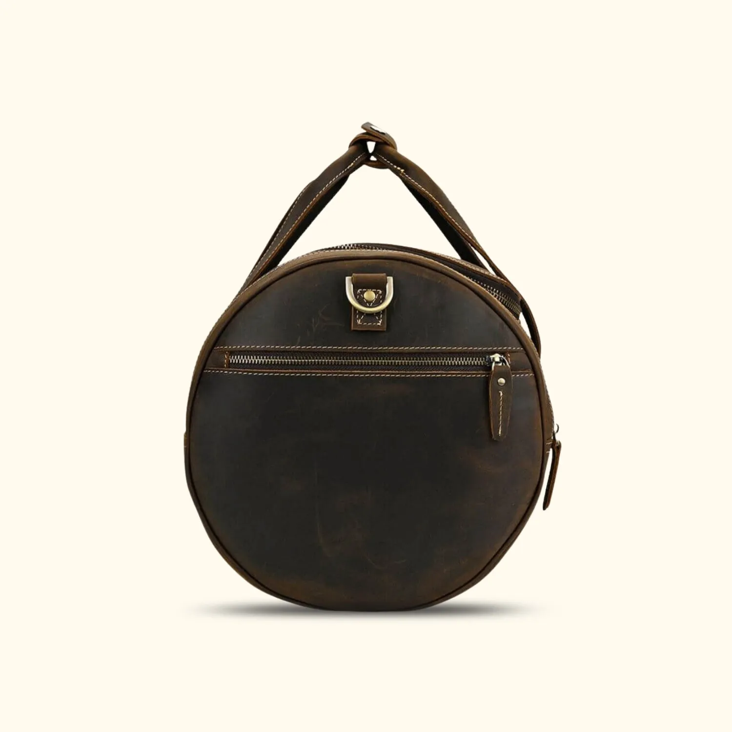 The Major - Leather Barrel Travel Bag