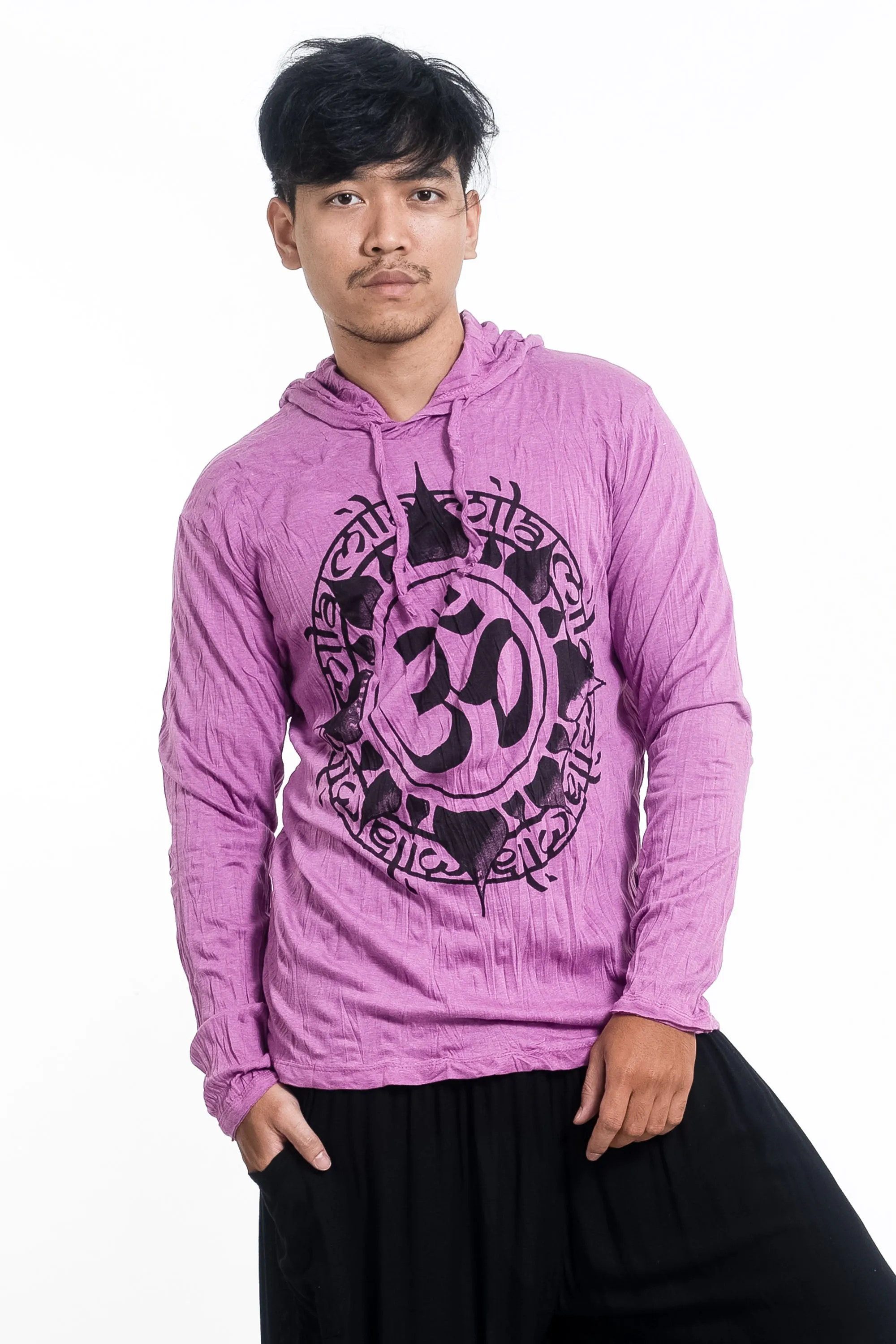 Unisex Infinitee Om Hoodie in Pink