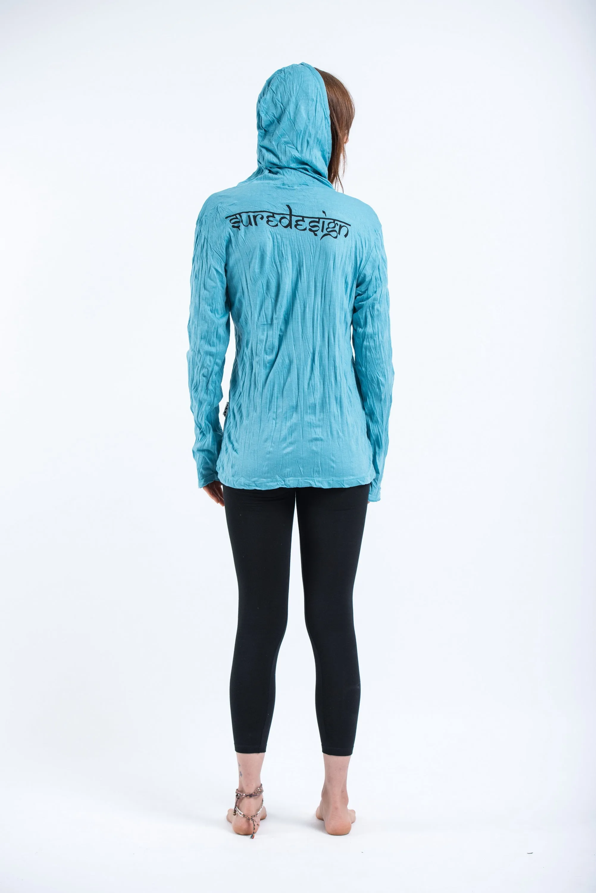 Unisex Octopus Mandala Hoodie in Turquoise