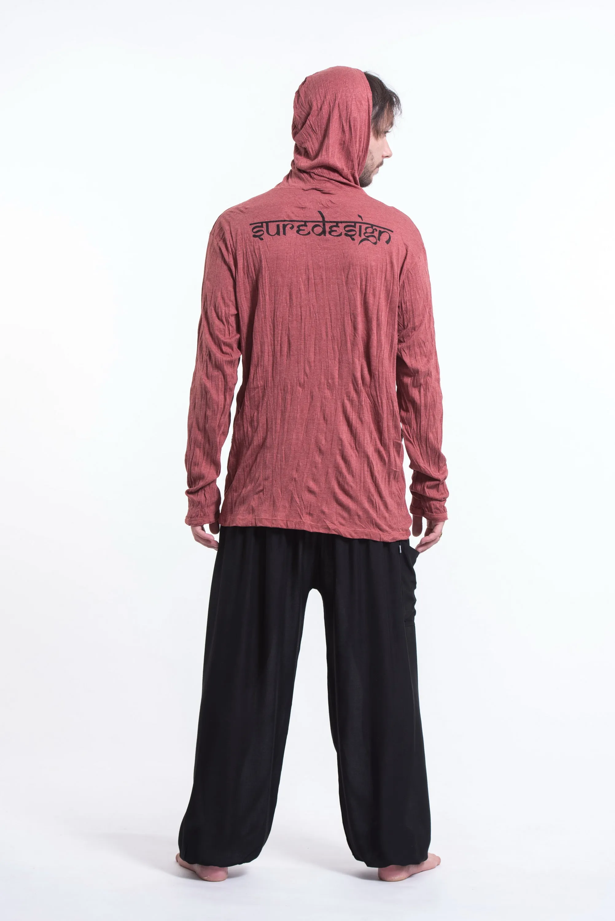 Unisex Shanti Ganesh Hoodie in Brick