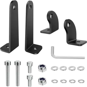 Universal Side-Mounted Adjustable Different Height Brackets (Pair)