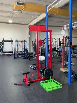 Wright Equipment Lat Pulldown Low Row Combo Plate Loaded Black Frame Black Upholstery