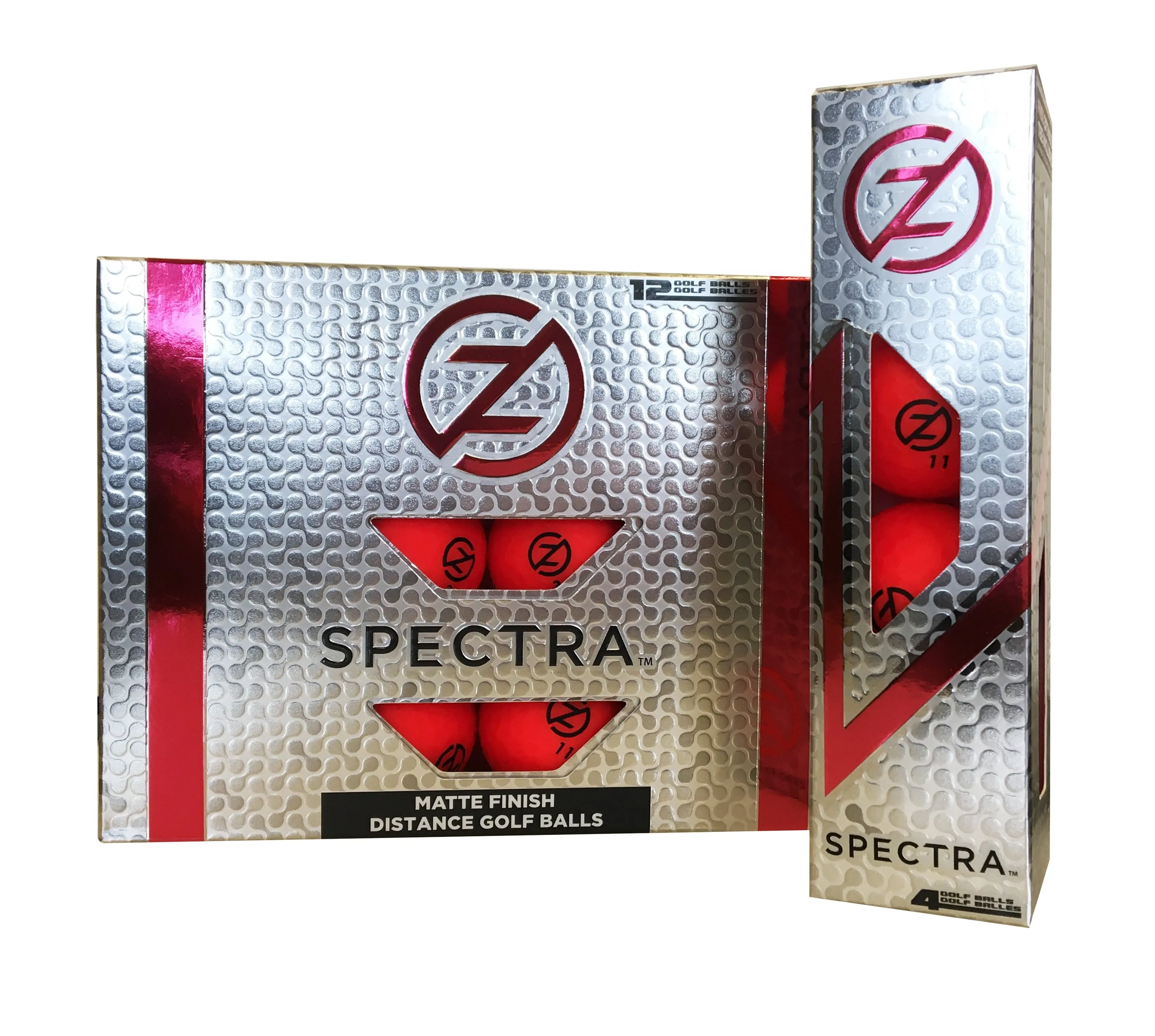 Zero Friction Spectra Golf Balls, Neon Yellow, 12 Pack